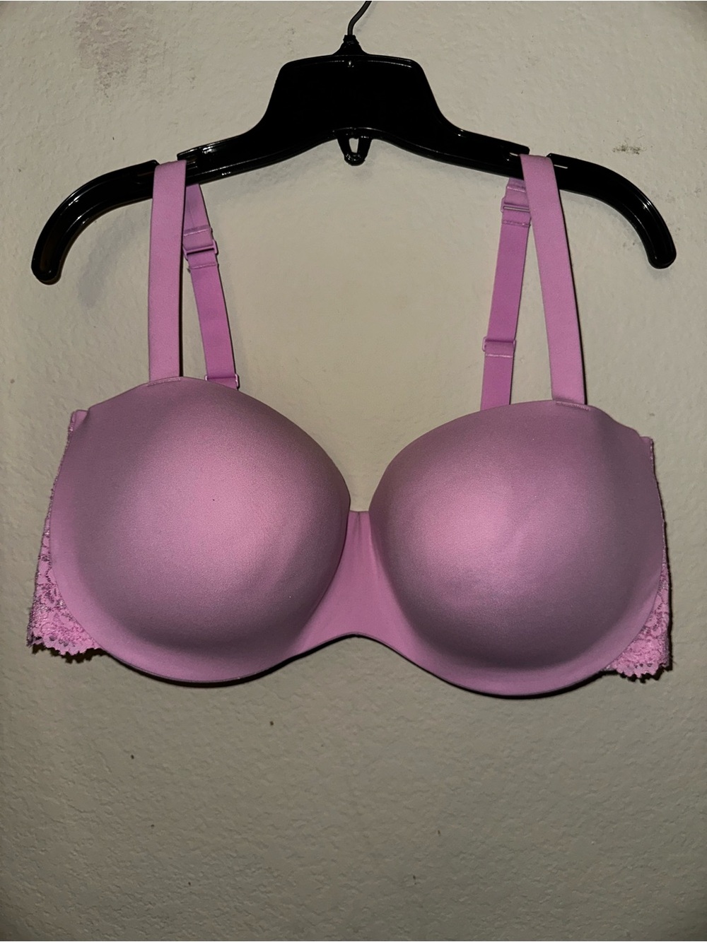 Skims rare pink lace bra with removable straps size 40DDDD